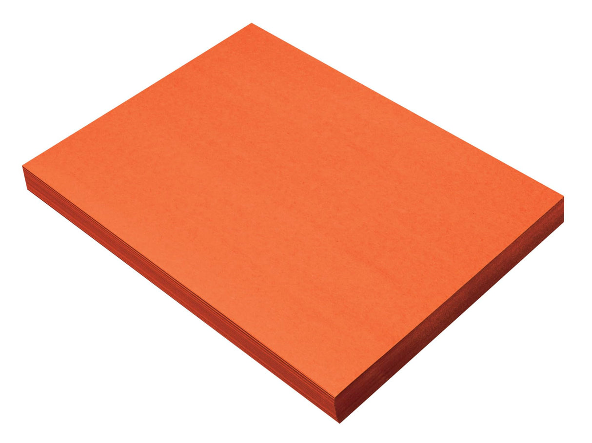 Prang (Formerly SunWorks) Construction Paper, Orange, 9" x 12", 100 Sheets Prang