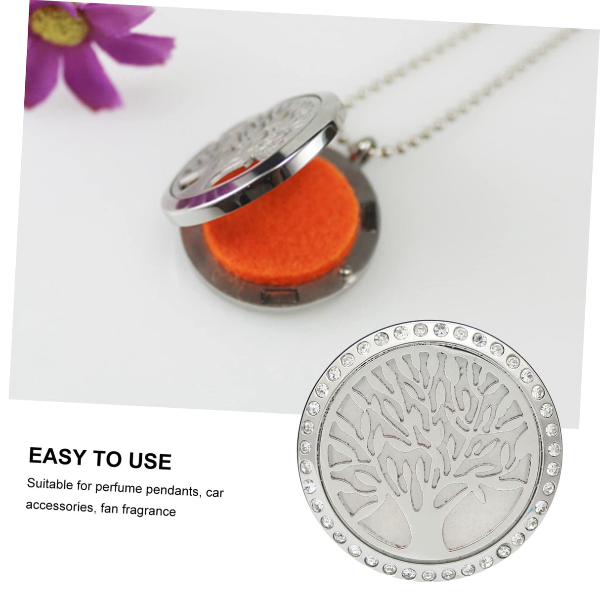 PLAFOPE 150 Pcs Car Perfume Cotton Cloth Premium Air Freshener Vent Clips Air Freshener Healthy Air Freshener Portable Diffuser Aroma Diffuser Safe Air Freshener Natural Sublimation White PLAFOPE