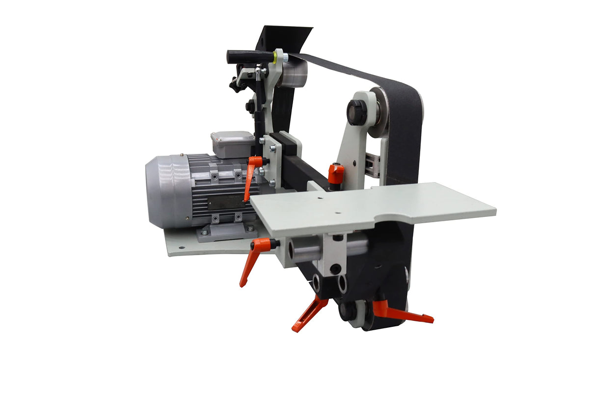 INTSUPERMAI Variable Speed Belt Sander 72 inch Belt Grinder with 3 Grinding Wheel Multi-function Sand Belt Machine Belt Sander Knife Grinder without INTSUPERMAI