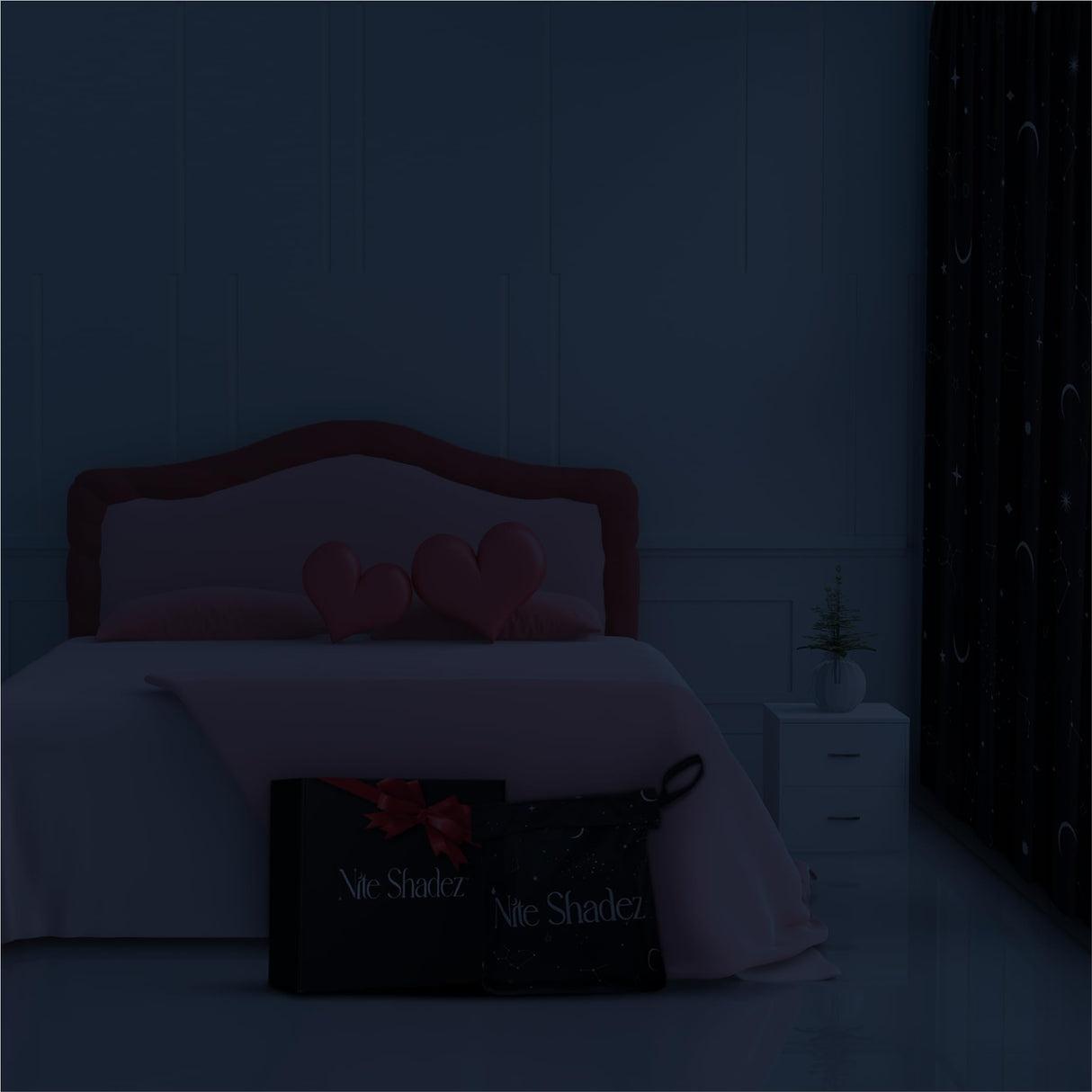 Portable Blackout Curtains (60" x 80") - Travel Blackout Curtains for Baby Nursery w/Stars - Portable Blackout Shades w/UV & Thermal Protection - 20 Stick on Suctions & Velcro Blackout Window Cover Nite Shadez