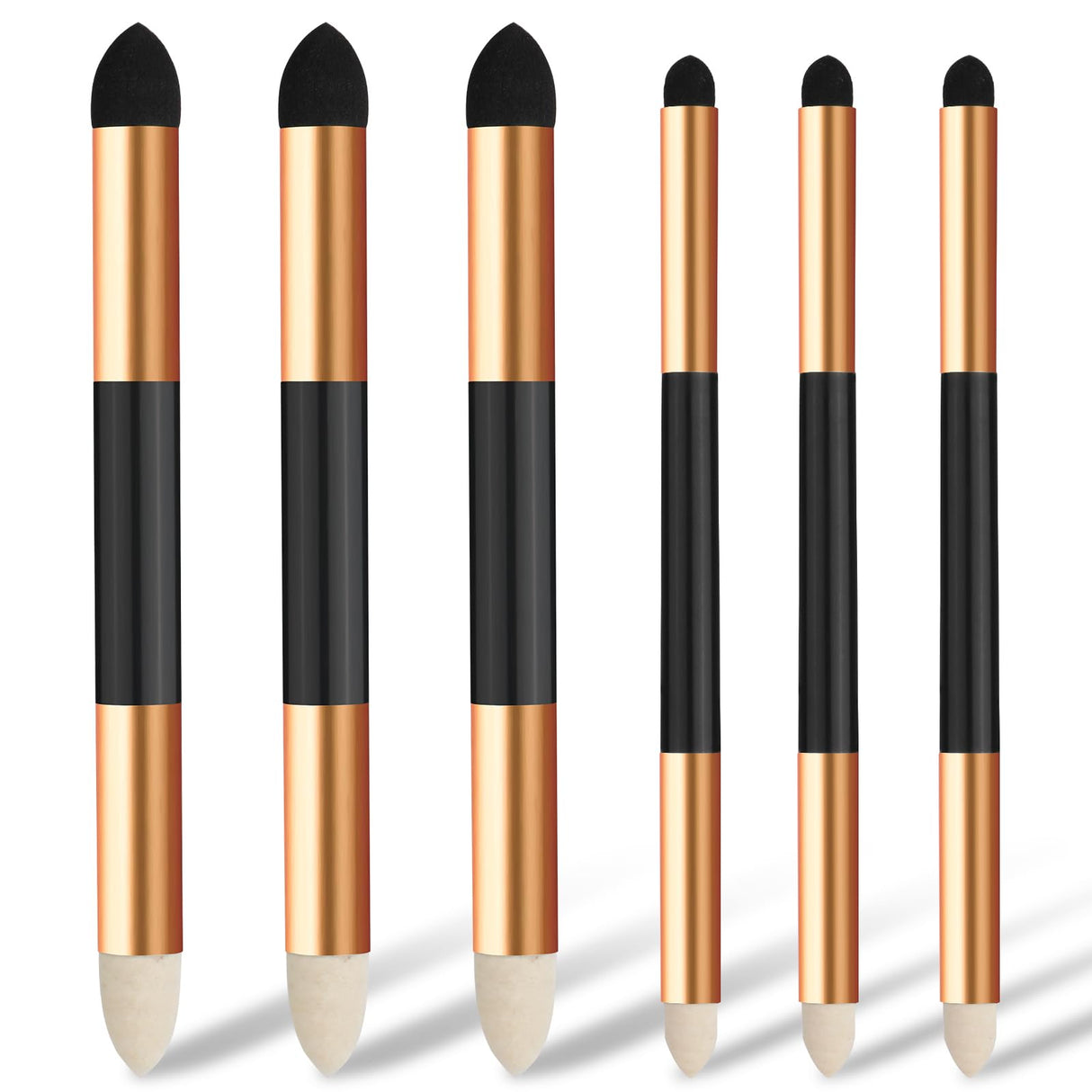 6pcs Artist Blending Sponge Pen, 2 Sizes Double-Headed Detail Blending Stump Pen Sketch Pen Brush Rubbing Sponge Drawing Art Blender Tool Drawing Blender for School Students Beginners Artists PEUTIER