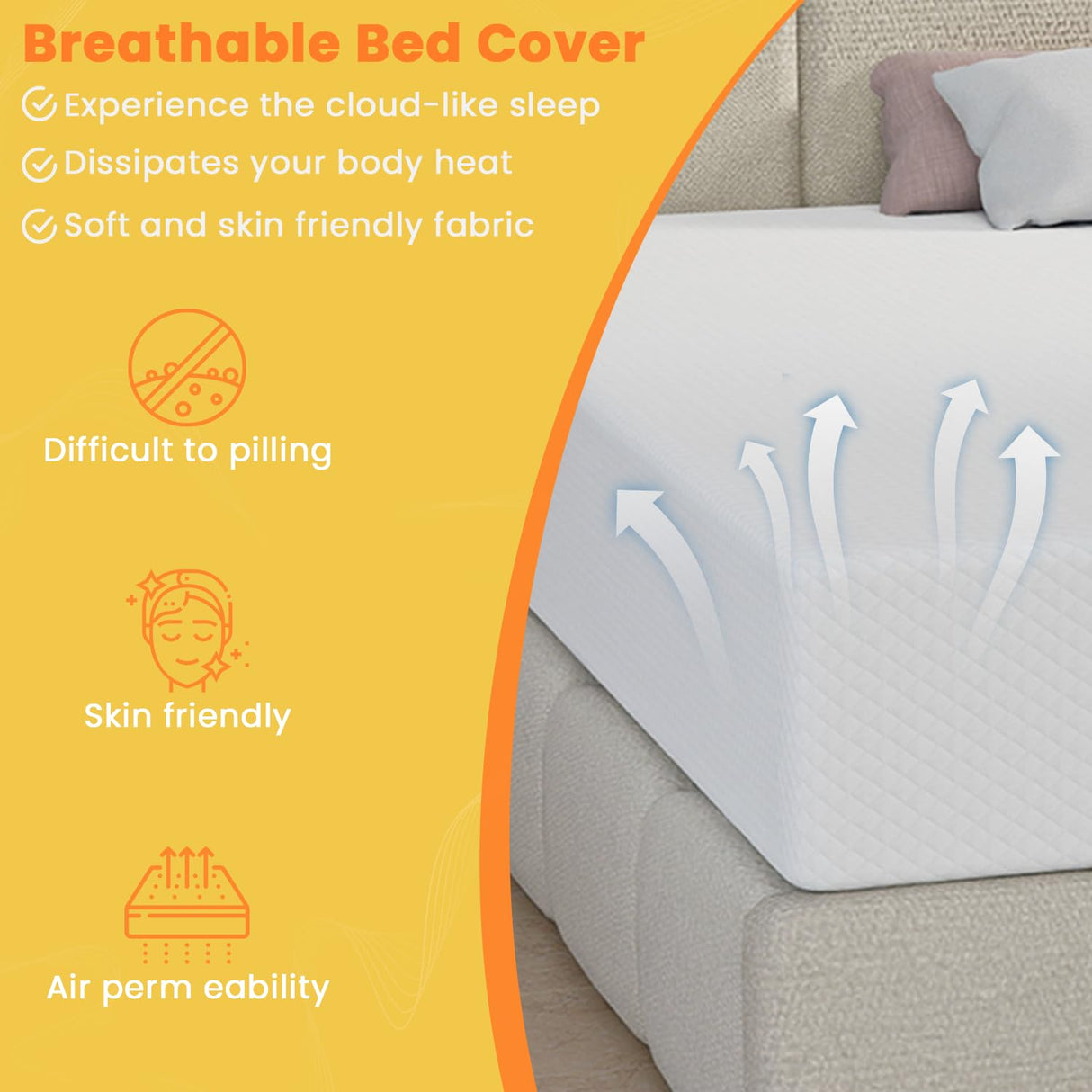 10 Inch King Size Mattress, Gel Memory Foam King Mattress, Pressure Relieving, Cooling Gel Foam, King Mattress in a Box, Certipur-Us Certified, Bed-in-a-Box, King, 80"L x 76"W x 10"Th, White NChanmar