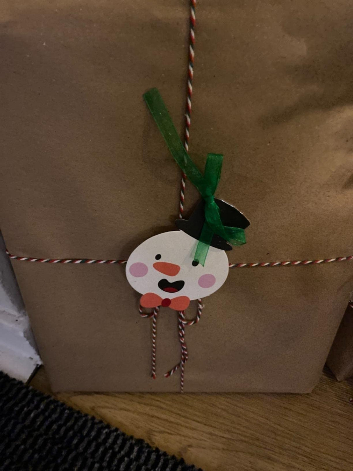 Christmas Twine String,Green Red and White Bakers Twine String,Cotton Gift Wrapping Twine,328 Feet Cotton Arts Crafts Twine String Durable Packing Holiday Twine KINGLAKE