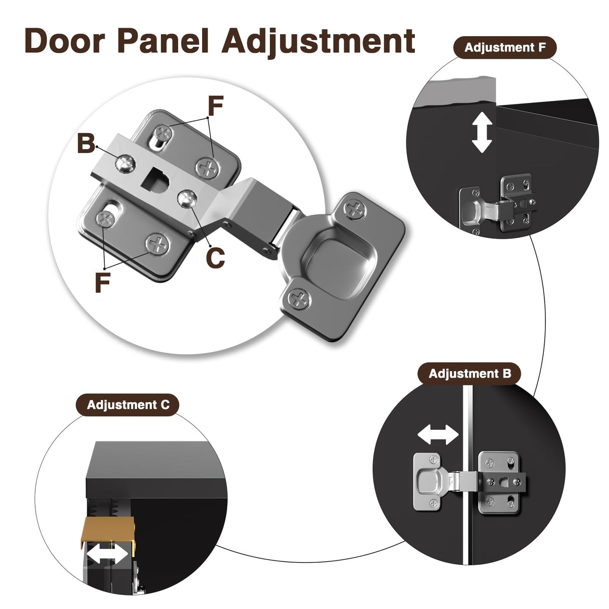 Fluted Cabinet with Storage, 2 Doors Sideboard Buffet, Mid Century Modern Accent Cabinet with Adjustable Shelves, Multifunctional Console Table with Storage for Living Room, Kitchen, Entryway FiveWillowise