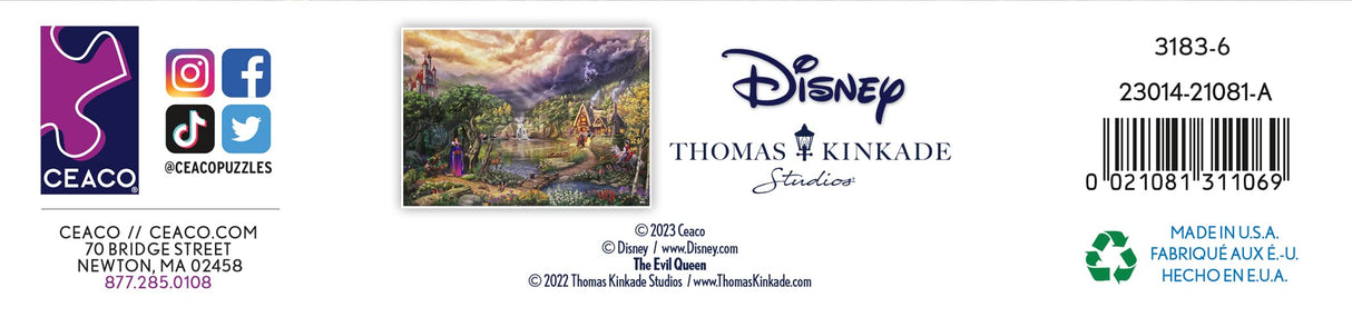 Ceaco - Thomas Kinkade Disney Dreams - Evil Queen - 1000 Piece Jigsaw Puzzle Ceaco