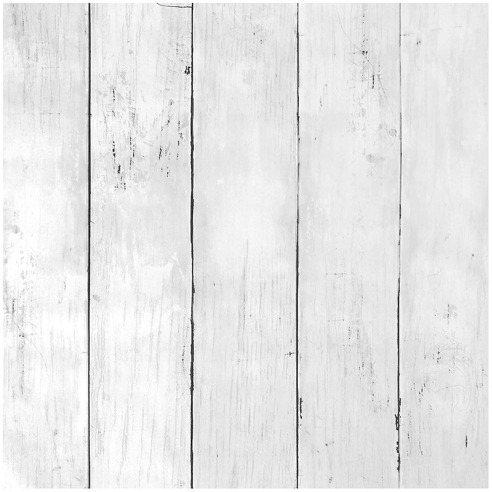 Livelynine 17.7x276 White Shiplap Wallpaper Peel and Stick Farmhouse Wood Contact Paper Self Adhesive Wall Paper Rolls Prepasted Fadeless Distressed White Wood Bulletin Board Roll Classroom Removable Livelynine
