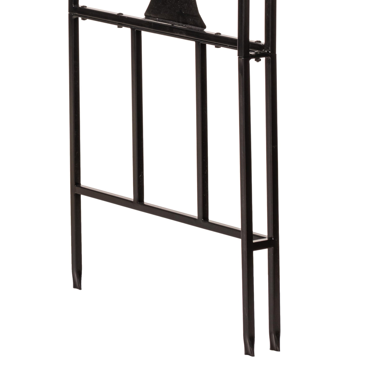 Evergreen Plow & Hearth Tree of Life Garden Arbor - 7 Feet Tall | Slim Metal Arch with Iron Trellis for Climbing Plants | Elegant Wedding Arbor | Outdoor Patio & Garden Decor Evergreen