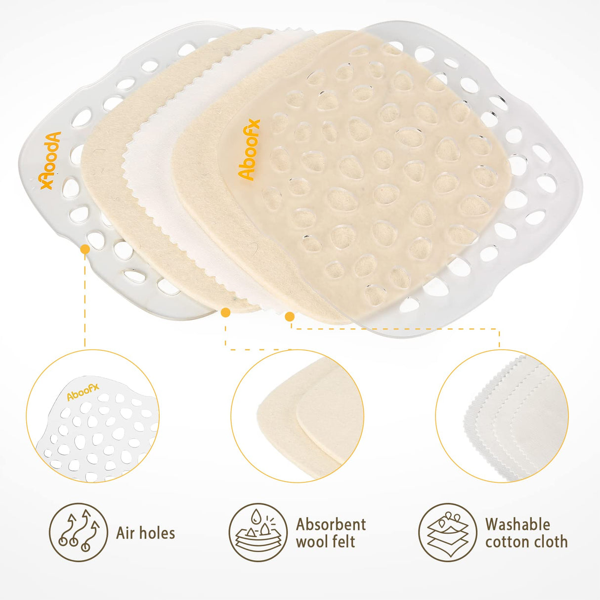 Aboofx Microwave Flower Press Kit, 6.3"x6.3" Quick Dry Flower Pressing Kit with Washable Cloth for Crafts Pressed Flowers and Plant for DIY Art, Preservation for Bookmark Frame Wedding Flowers Drying Aboofx