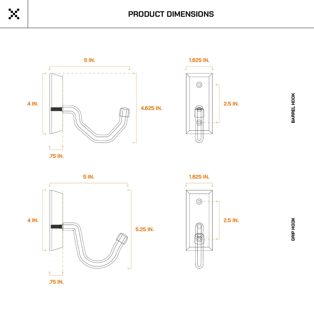Hold Up Displays Gun Wall Mount - AR, Rifle, Shotgun Holder, Bow Hanger, Hooks - Walnut Hardwood Display From Wisconsin - Made in USA Hold Up Displays