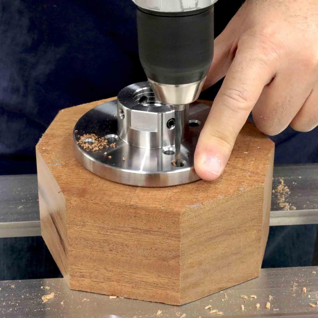 Hurricane Turning Tools, 4" Steel Faceplate For Wood Lathe, M33 x 3.5mm Hurricane Turning Tools