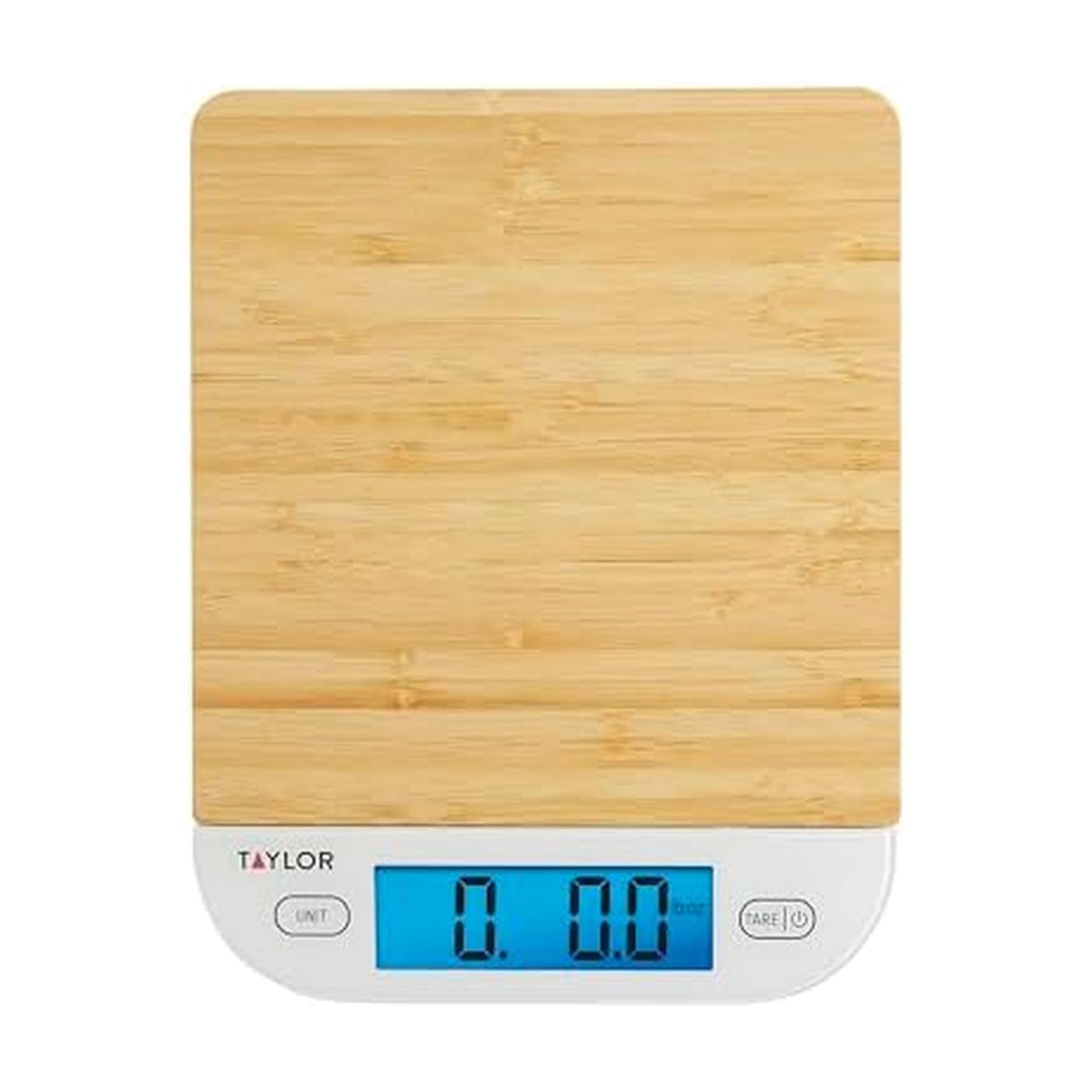 Taylor Digital Eco-Friendly Bamboo Kitchen Food Scale, 15 Pound Capacity, Natural Taylor