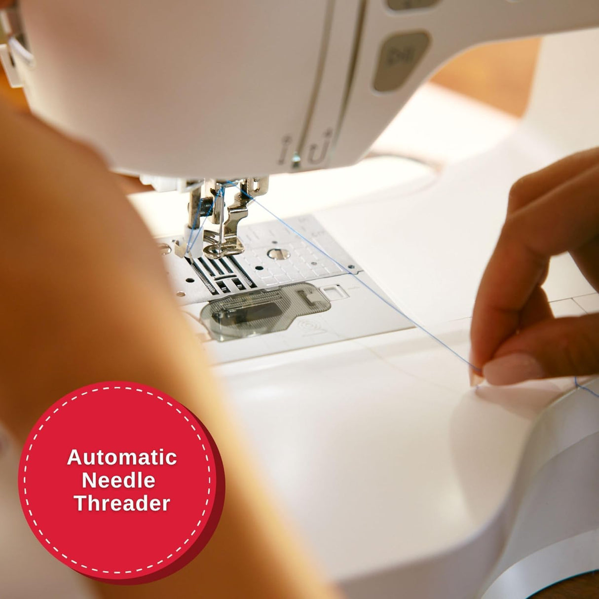 SINGER SE9180 Sewing & Embroidery Machine | 250 Built-in Stitches, 150 Embroidery Designs, 10 Fonts, 1-Step Buttonhole, 7" Touchscreen, Automatic Needle Threader & WiFi Connectivity SINGER