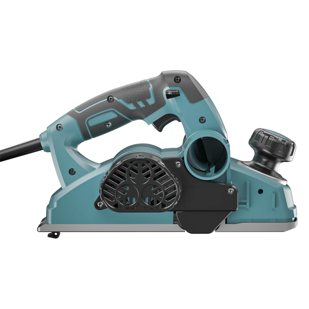 DNTI-7.1AMP Corded Electric Hand Planer adjustable depth 1 mm to 4 mm Powerful Electric Handheld Planers for Woodworking 3-1/4 Inch Planer Wood Chamfer DIY, Smooth Finish Carpentry Tool (58219-4MM) DNTI