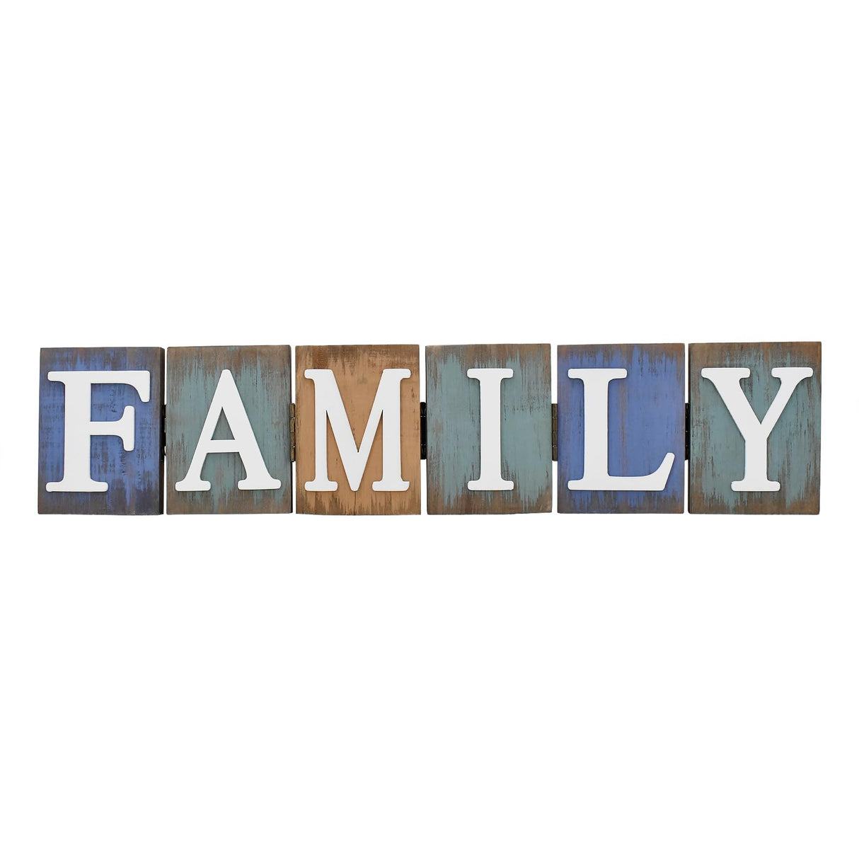 Wooden Home Sign Table Top Decor Decorative Letters Signs Freestanding Family Word Block Rustic Tabletop Centerpiece for Shelf Fireplace Mantel Farmhouse Kitchen Living Room (family) wovorins