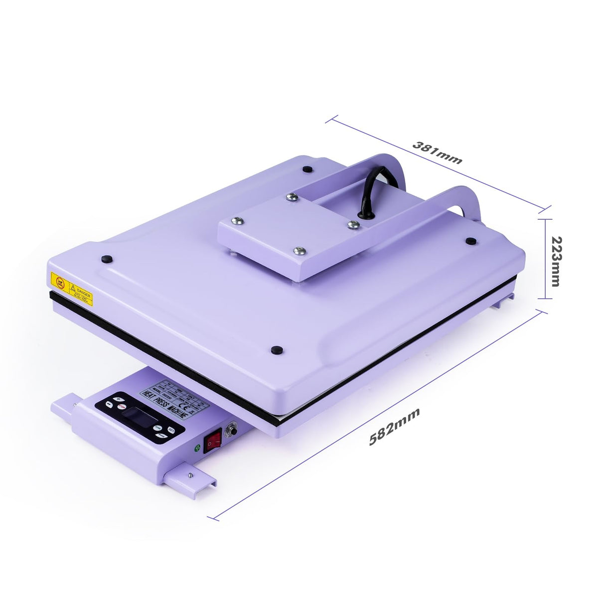 Heat Press, 16x20 Power Heat Press Machine, Fast Heating, High Pressure Heat Press Machine for T-Shirt, Digital Industrial Sublimation Printer for Heat Transfer Vinyl, Easy to Use, White Maxmartt