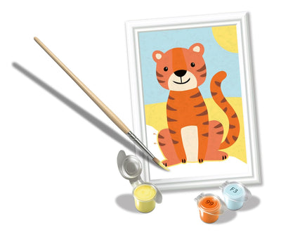 Ravensburger - Wild Tiger CreArt Paint by Numbers Kit | Fun & Easy DIY Art for Kids Age 7+ | Creative Gift Idea for Birthdays & Holidays