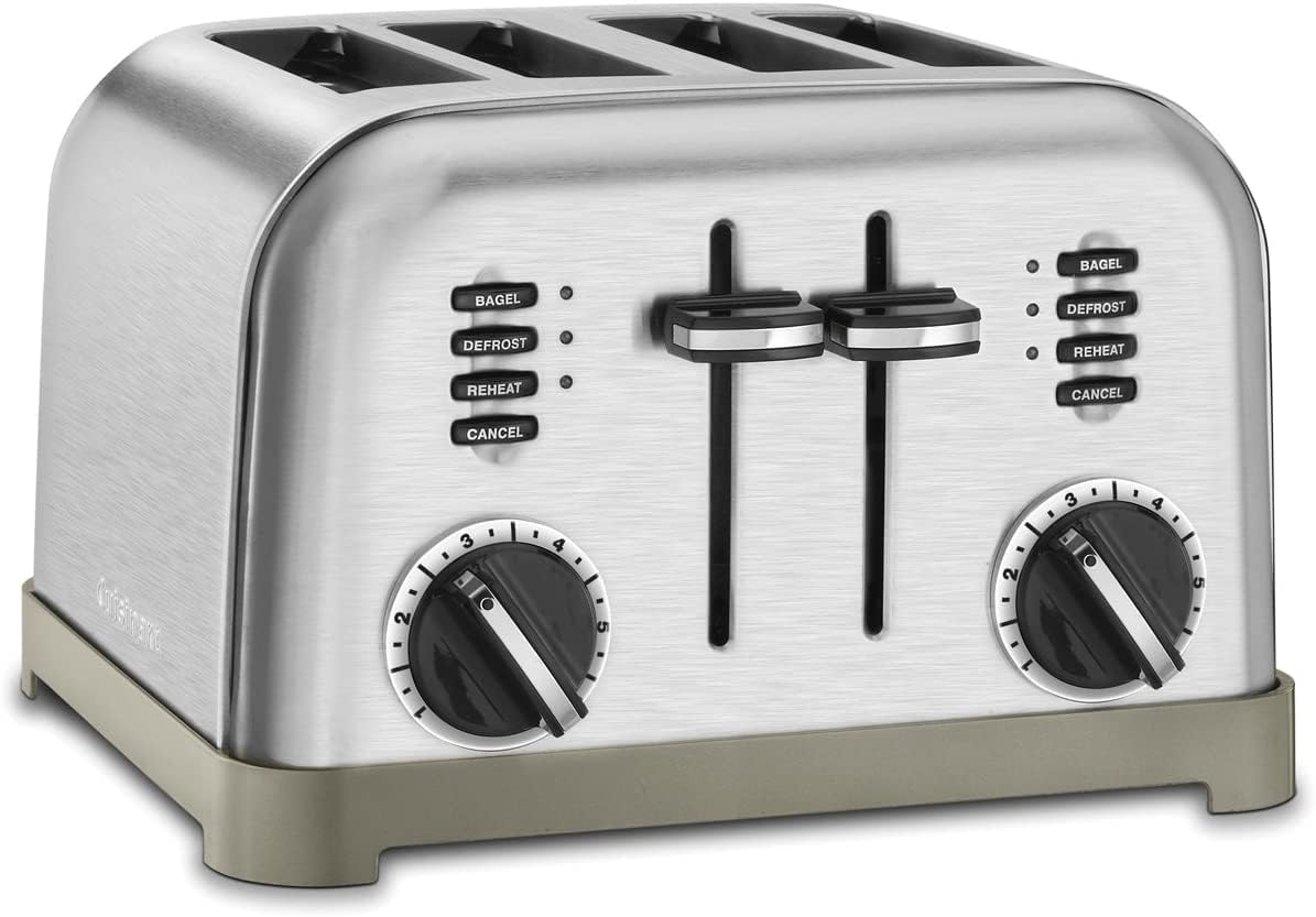 Cuisinart 4 Slice Toaster Oven, Brushed Stainless, CPT-180P1 Cuisinart