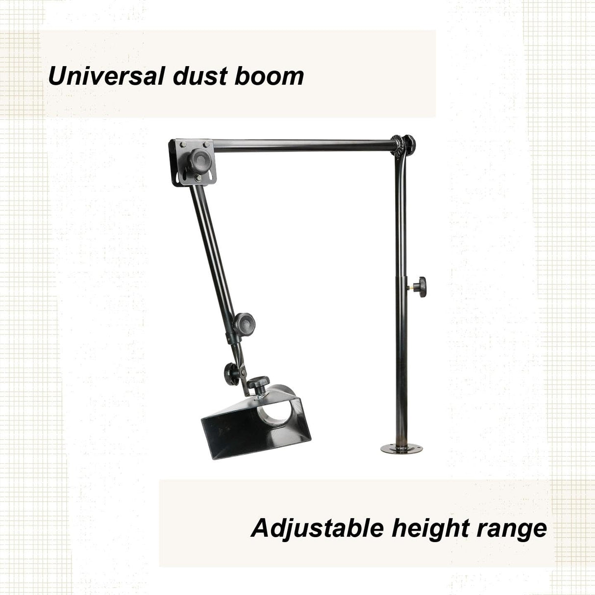 Woodriver Dust Connection Universal Dust Collection Boom WOODRIVER
