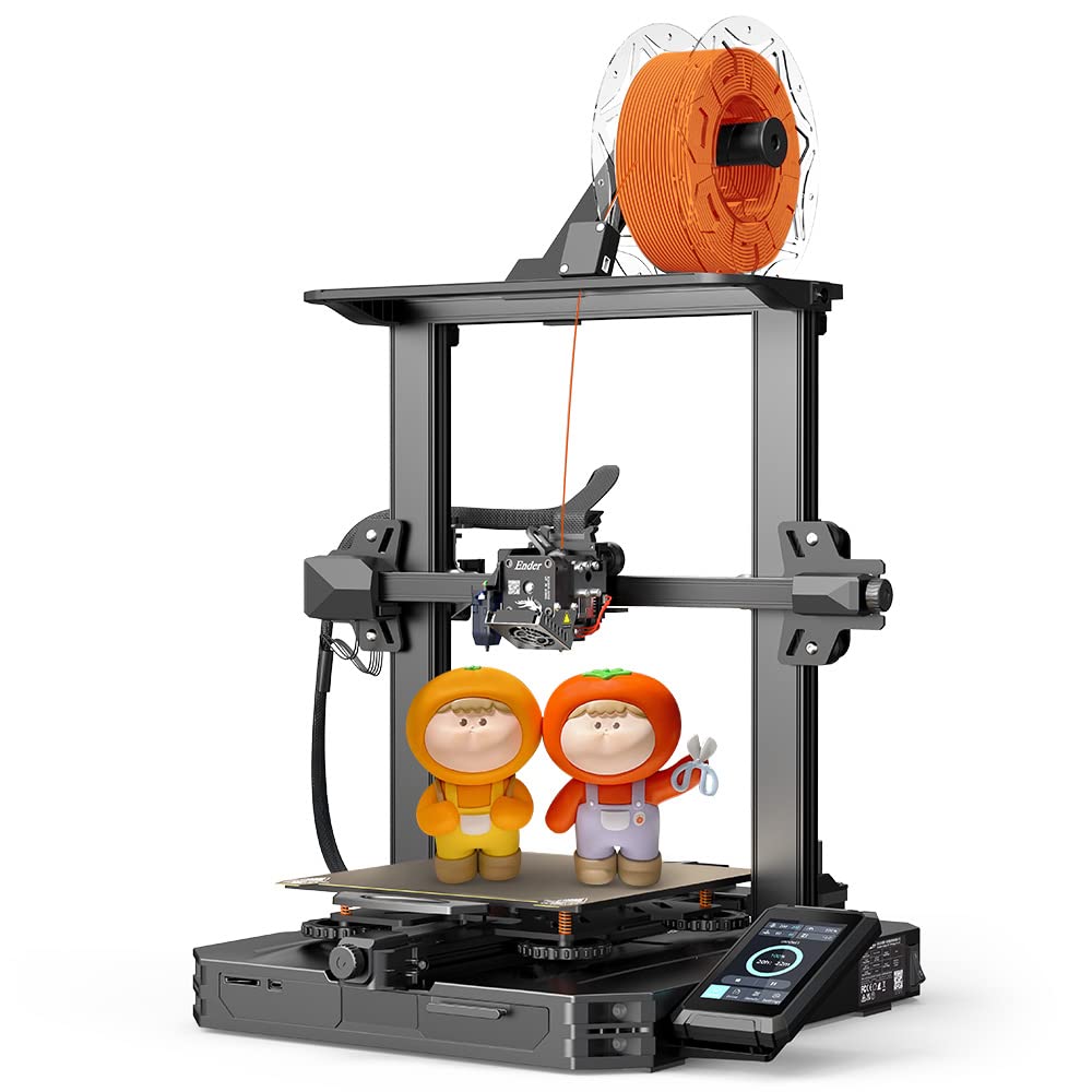 2024 New Version Creality Ender 3 S1 Pro with 200mm/s Printing Speed, Sprite Direct Extruder CR Touch Auto Leveling 300℃ High-Temp Printing, Dual Z-axis Screw Printing Size 8.66x8.66x10.63 inch Comgrow