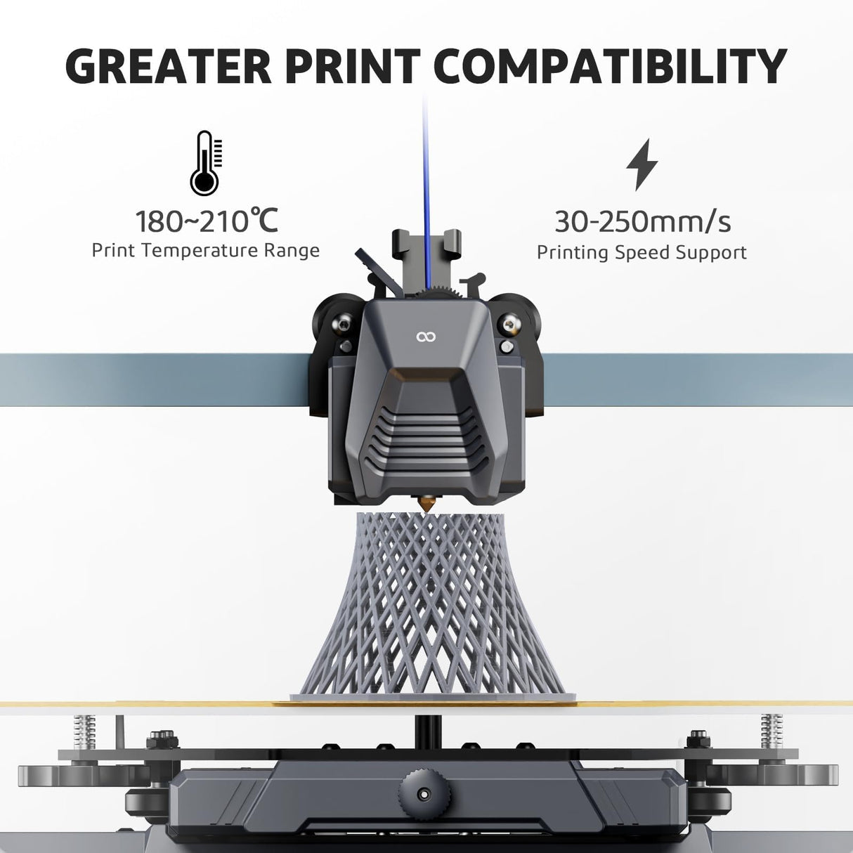 ELEGOO PLA PRO Filament 1.75mm Black 2KG, Improved Rigidity Easy to Print 3D Printer Filament Dimensional Accuracy +/- 0.02mm, 2pcs 1kg Spool (2.2lbs) for Most FDM 3D Printers ELEGOO