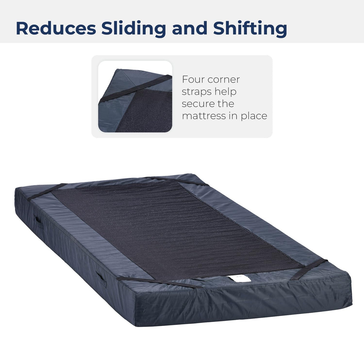 Drive Medical FoamQuick'n Easy Comfort Mattress, Blue Drive Medical