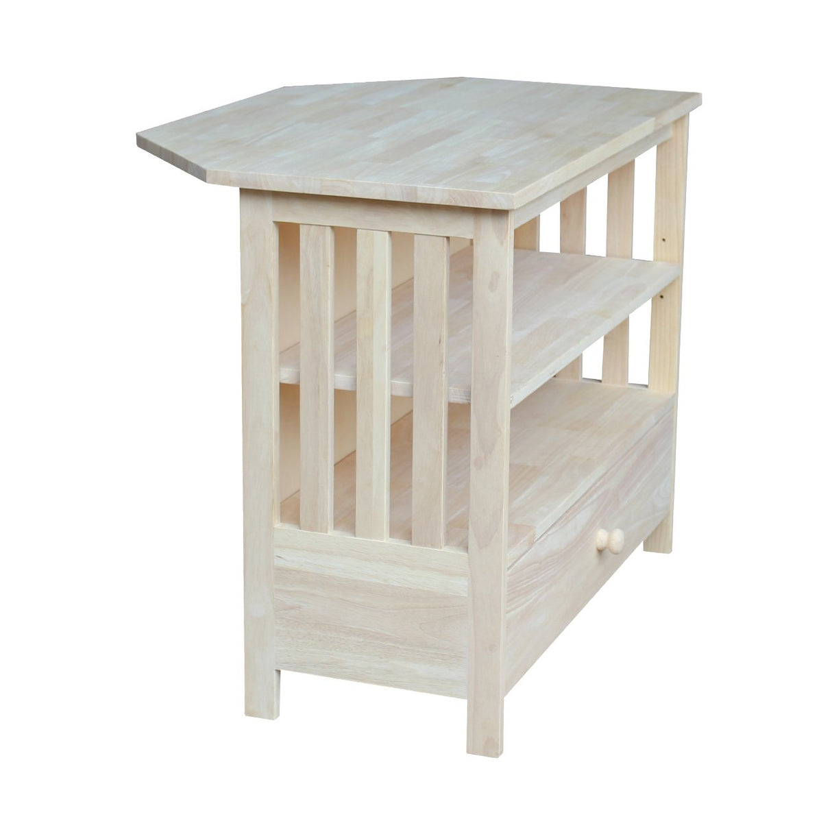 IC International Concepts Mission Corner Entertainment/TV Stand, Espresso IC International Concepts