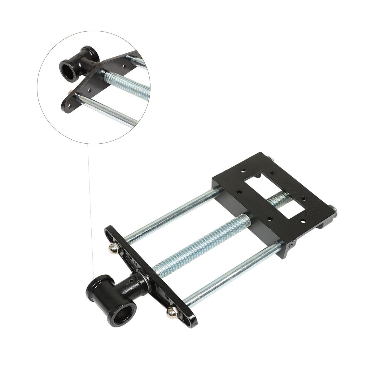 marddpair Woodworking Bench Vise 9 Inch Front Screw Vise Fit for Work bench Chrome Plating Leg Vise marddpair