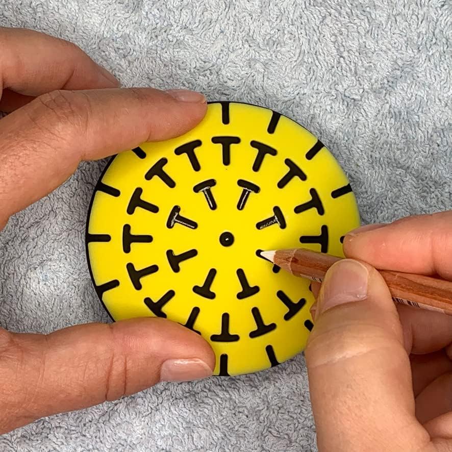 Rock molds for Making Art Stones with Dome Stencils - Design #2 and #3 - Happy Dotting Company - Smooth Rocks for Painting - DIY Painting - Dotting Mandala Art - Stone Crafts Painting - Silicone Mold Happy Dotting Company