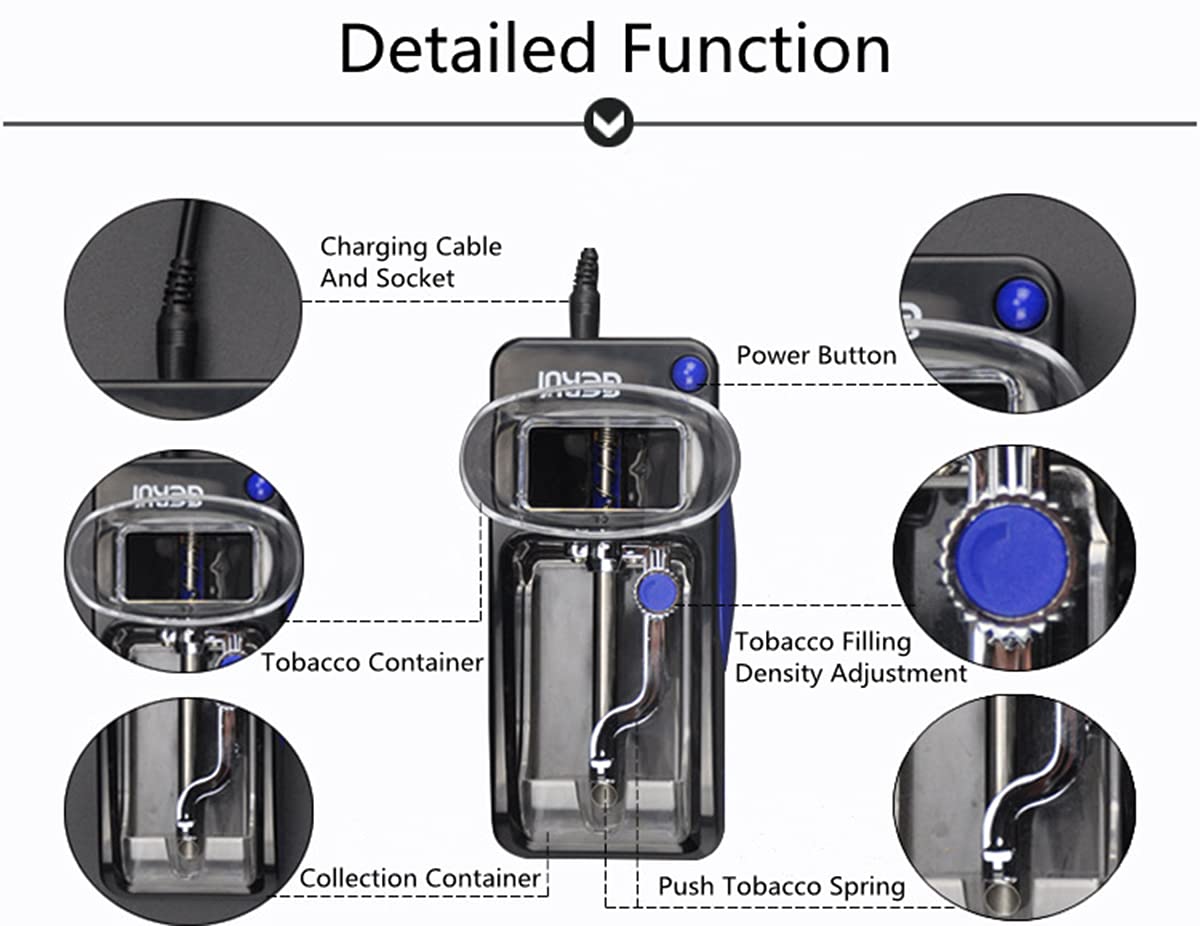 Automatic Electric Cgarette Making Machine, Small Household Cigarette Making Machine (Red) Hyzone