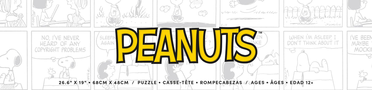 Ceaco - Peanuts - Puffer Coat - 500 Piece Jigsaw Puzzle – Oversized Pieces – Easy to Hold – EZ Hold Ceaco