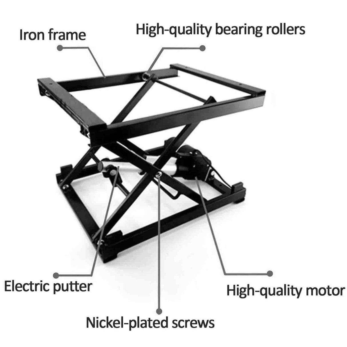 Coffee Table Lift,Electric Coffee Table Lift,Portable Smart Lift Top Coffee Table,Electric Scissor Lift Table with Remote Control,Height Adjustable,Easy to Carry,Wiredremotecontrol zxmeimm