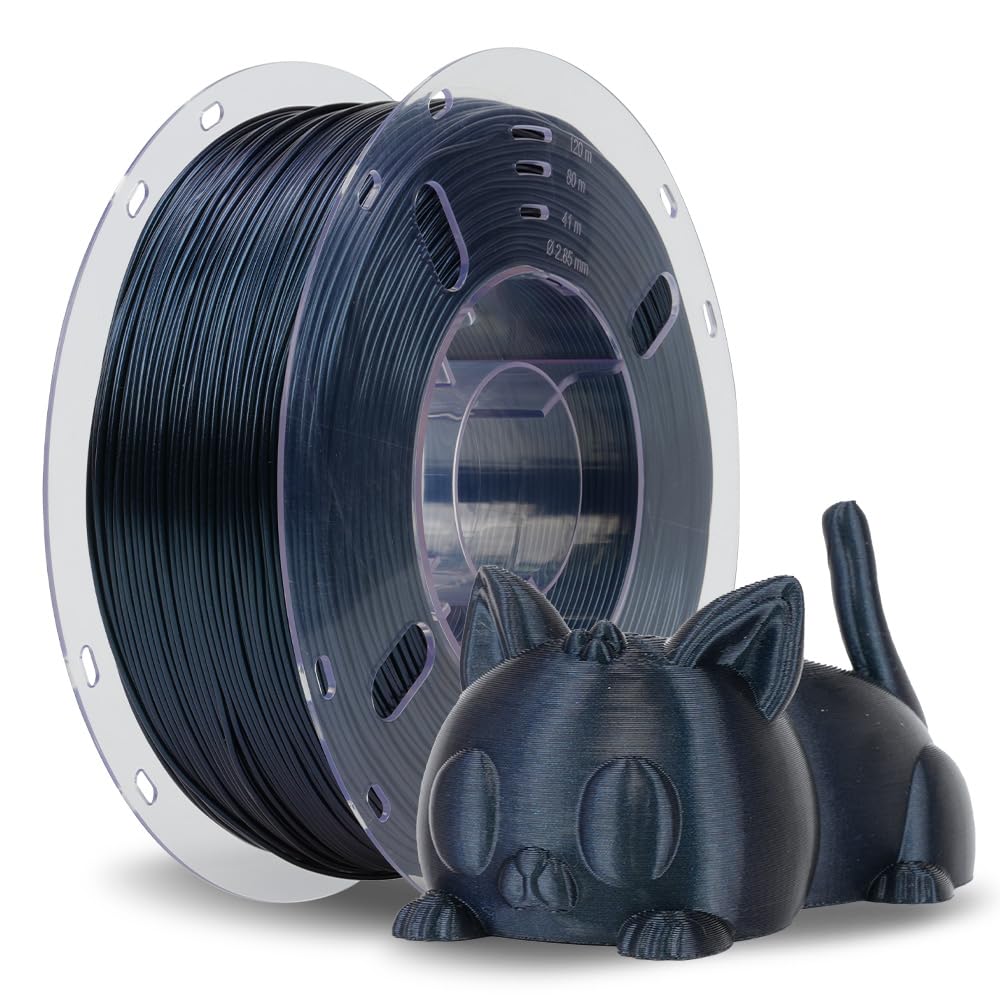 VOXELAB TPU Filament 1.75mm, Flexible & Durable 3D Printer Filament, Soft Elastic PLA TPU 95A, High Strength & Wear Resistant, 1KG Spool (2.2lbs), Burnt Titanium – from Flashforge Family Brand Voxelab