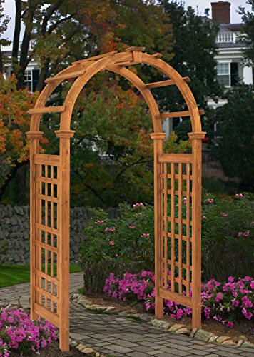Rosewood 47"W x 89"H Cedar Arbor Vita