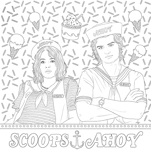 Stranger Things: The Official Coloring Book WoodArtSupply