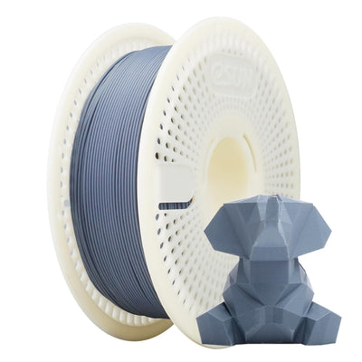 eSUN Matte PLA Refilament 1.75mm and Upgarded eSpool+ Set, Reusable and Removable Filament Spool Replacement with 3D Printer Refill Matte PLA, 1KG Spoolless 3D Printing Filament, Dark Grey