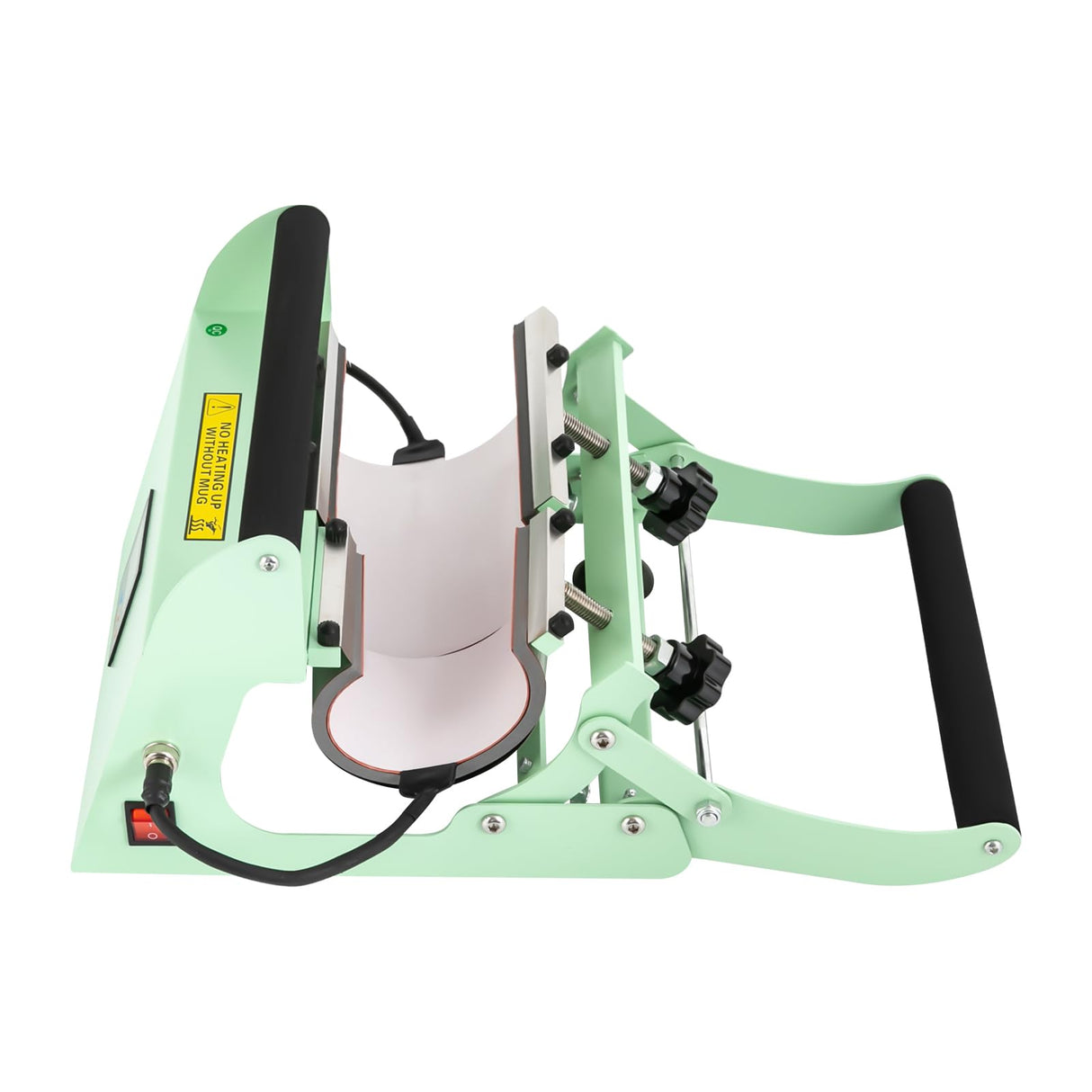 Tumbler Heat Press Machine, 40oz Temperature Adjustable Mug Heat Press Machine for Sublimation Tumbler with Handle 110V 500W BINELUCOLU