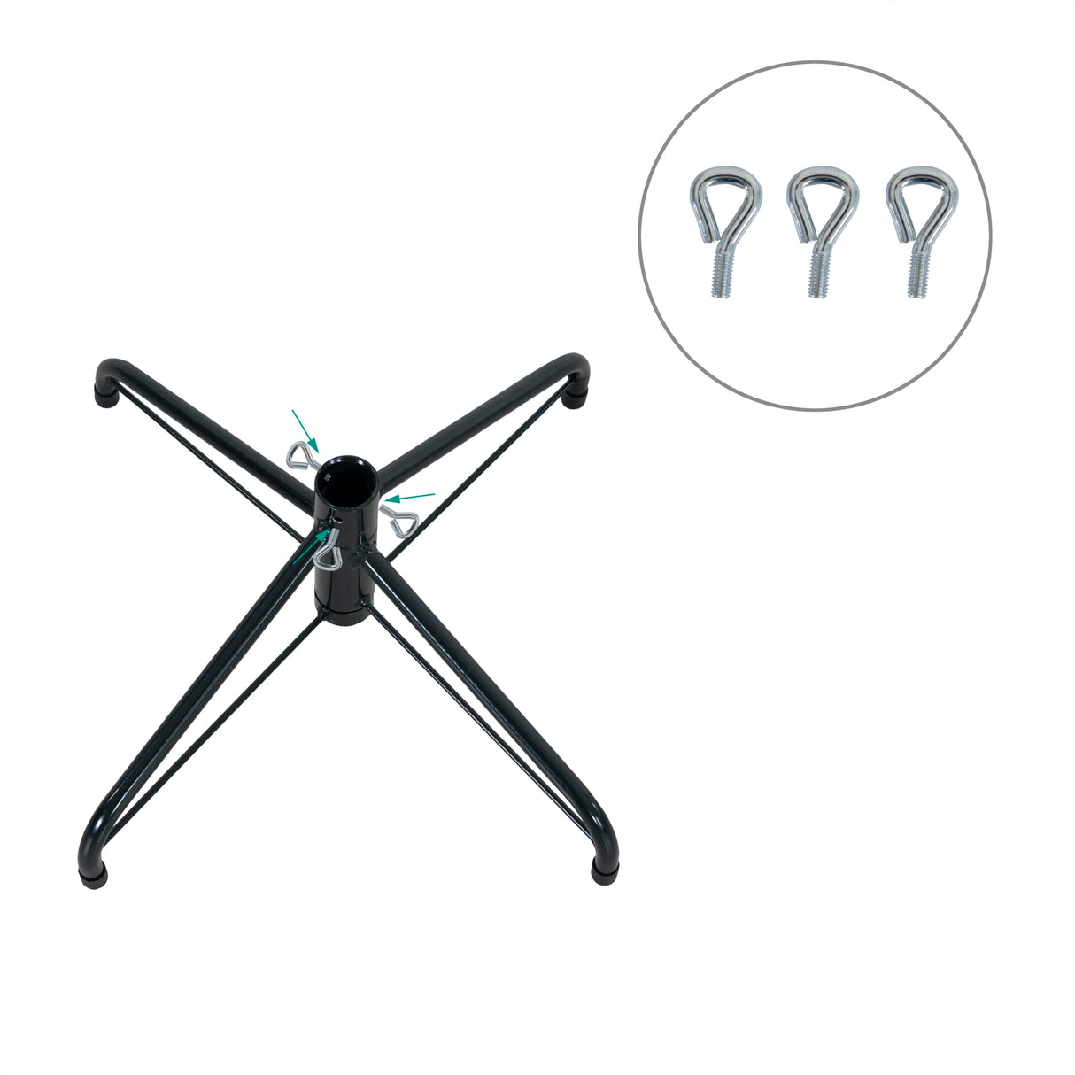 Cynthia 7.5ft Prelit Aritificial Christmas Tree with 3661 Branch Tips, 800 Warm Lights and Metal Stand, 60" Wide Realistic Rustic Christmas Tree with Lights by Naomi Home Naomi Home