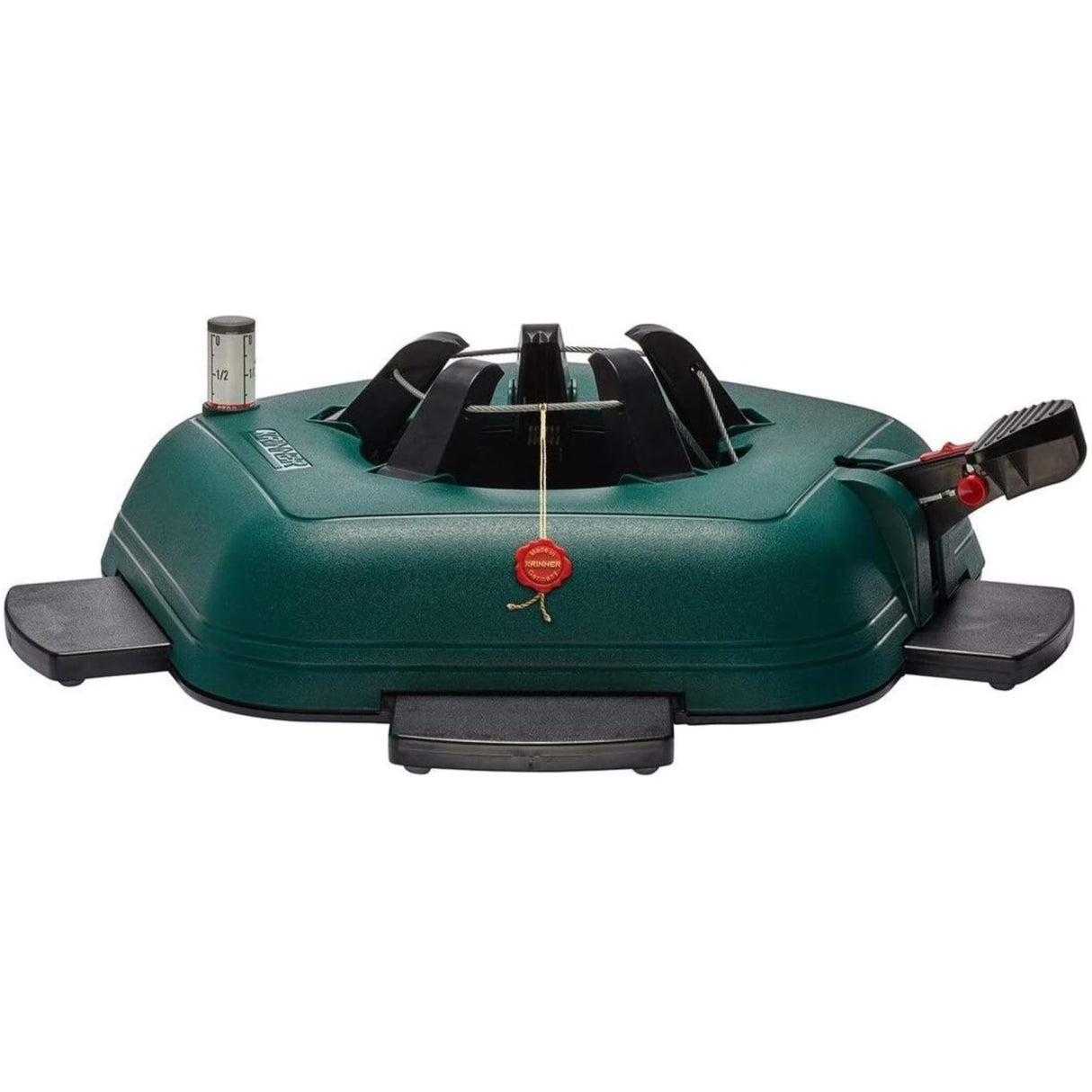 Krinner - Tree Genie L (Gen 2)- Single Cable Operation, Water Level Indicator, 5 Stabilizer Feet, Up to 8 Foot Trees - Christmas Tree Stand Krinner