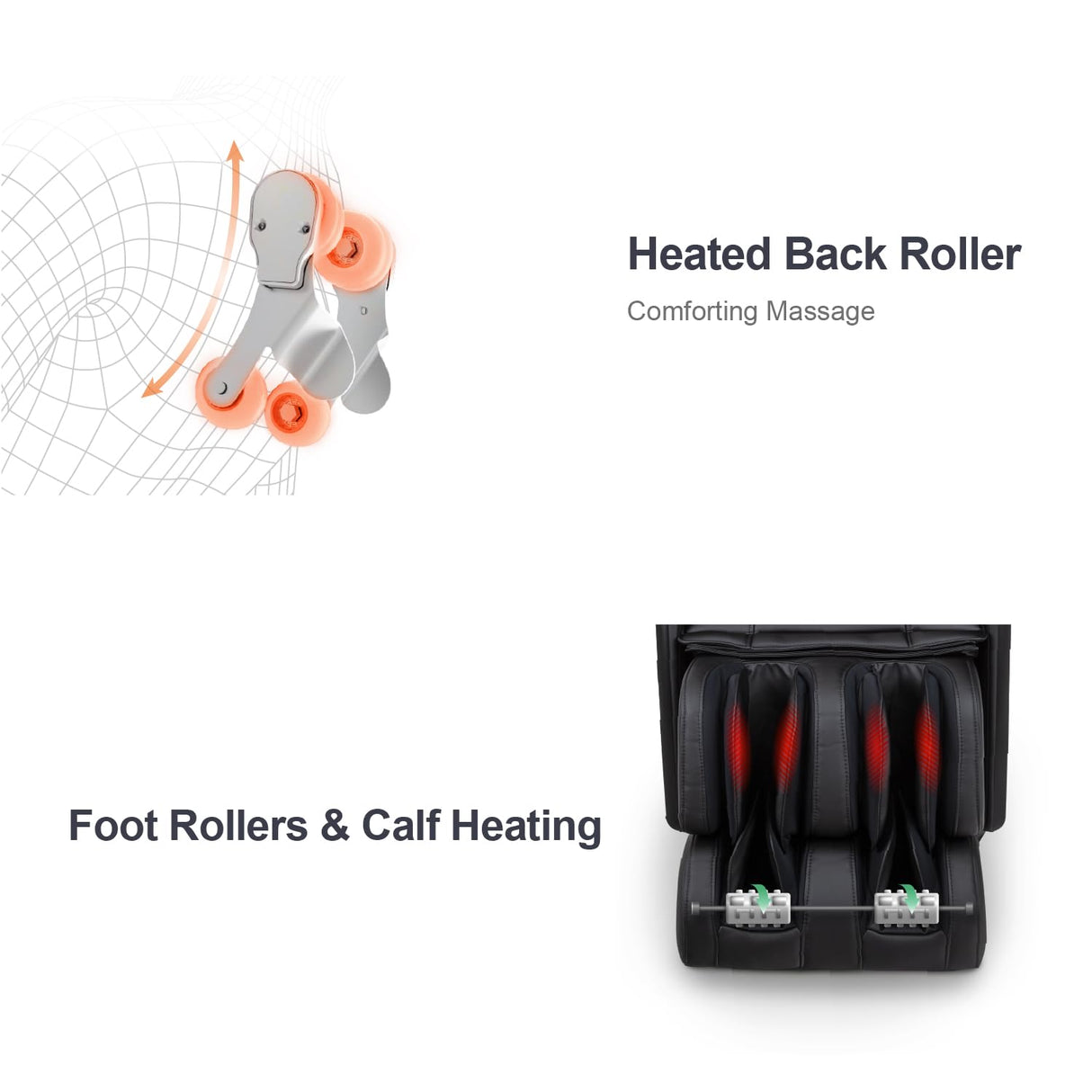 Titan Osaki OS-Soho II | Black | Massage Chair | J-Track 4D Massage | Smart Computer Body Scanning | Zero Gravity Reclining | Space Saving | Foot Roller | Calf Heating Titan