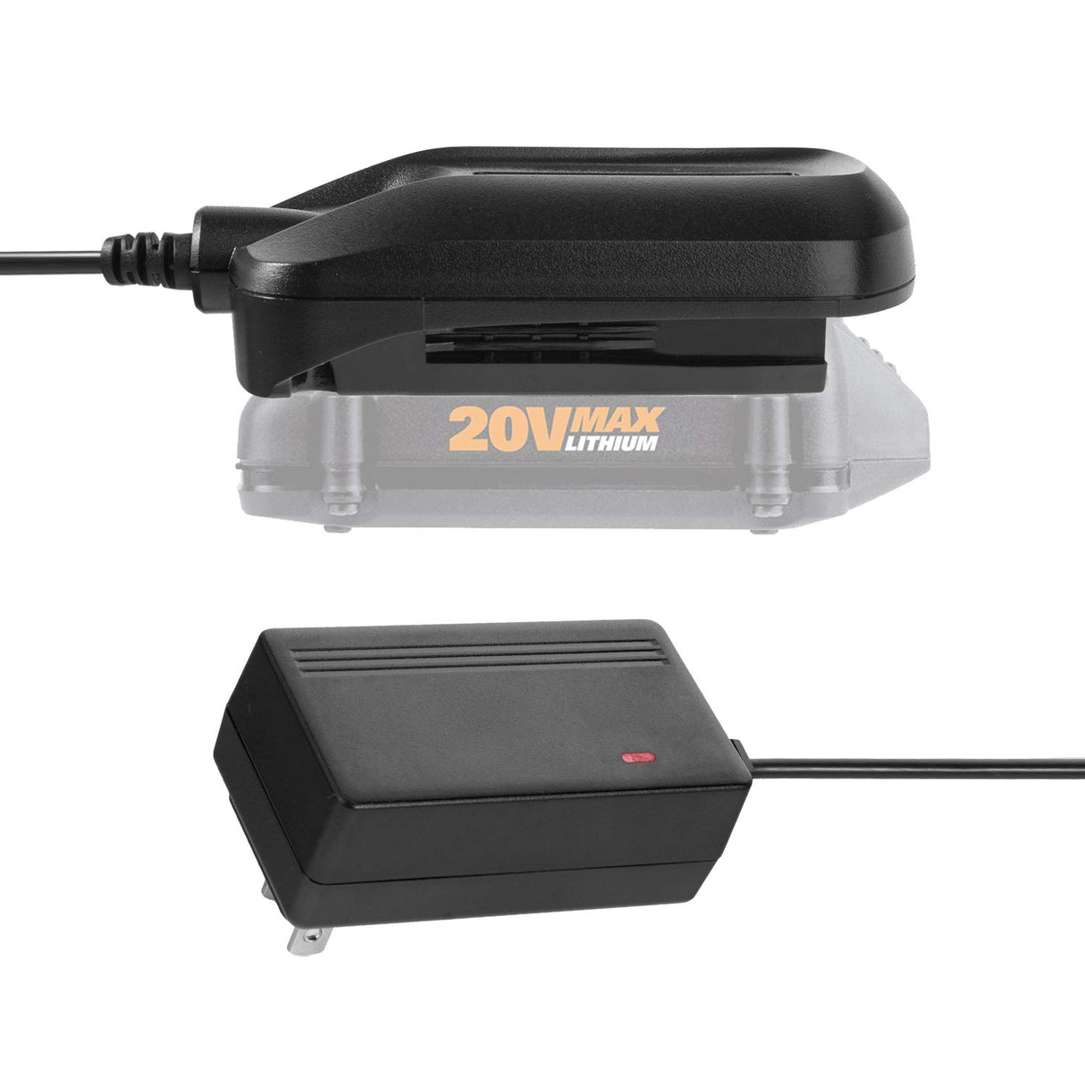 WA3742 Charger for 20V Lithium Battery WA3520 WA3525 WA3578, Cell9102 Replacement Worx Battery Charger 20V WA3732 WA3875 WA3881 CELL9102