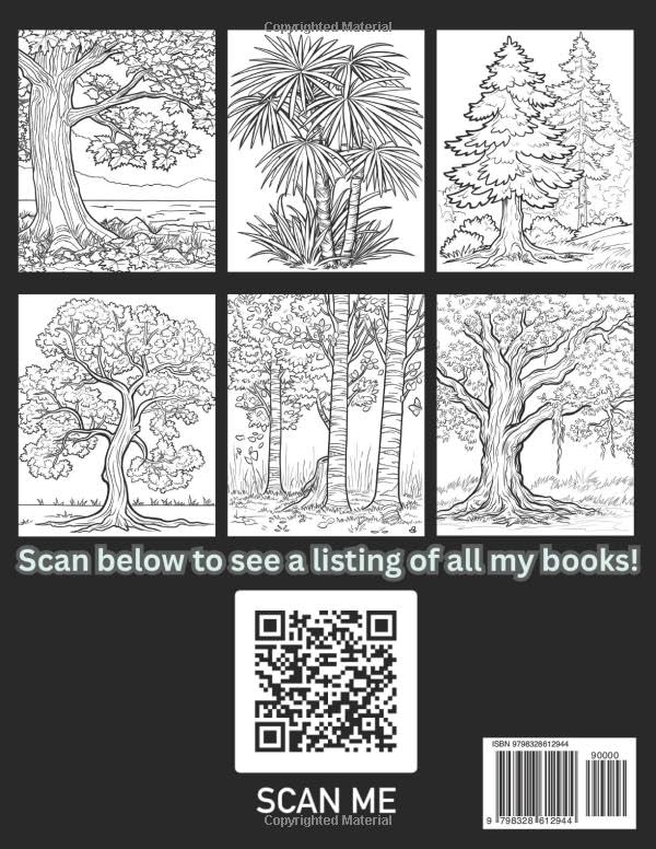 Trees of America: A State-by-State Coloring Adventure (Discover America: State Symbols Coloring Book Series) WoodArtSupply