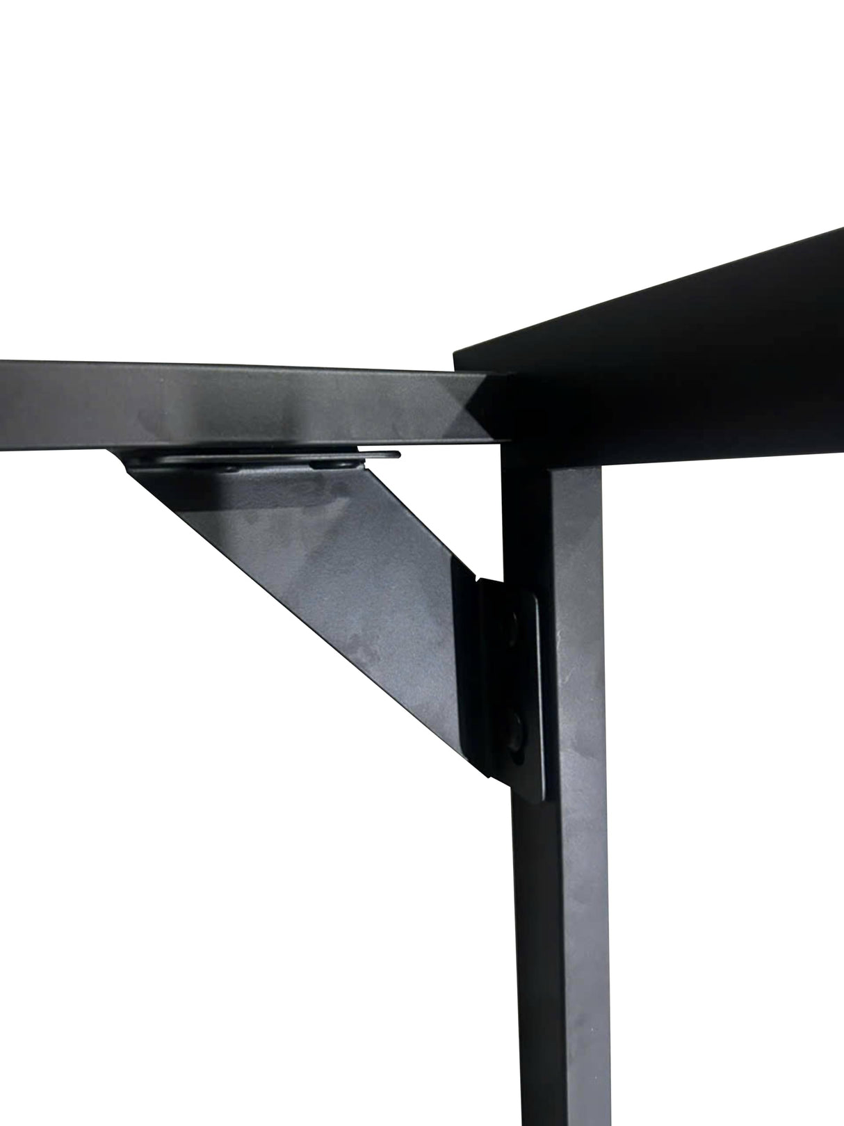 LINKHOO L-Shaped Triple Bunk Bed Twin Over Twin Over Twin, Heavy Duty Metal Corner Bunkbeds with Ladder and Guardrail, Space-Saving Design, No Box Spring Needed, Easy Climbing, Black LINKHOO