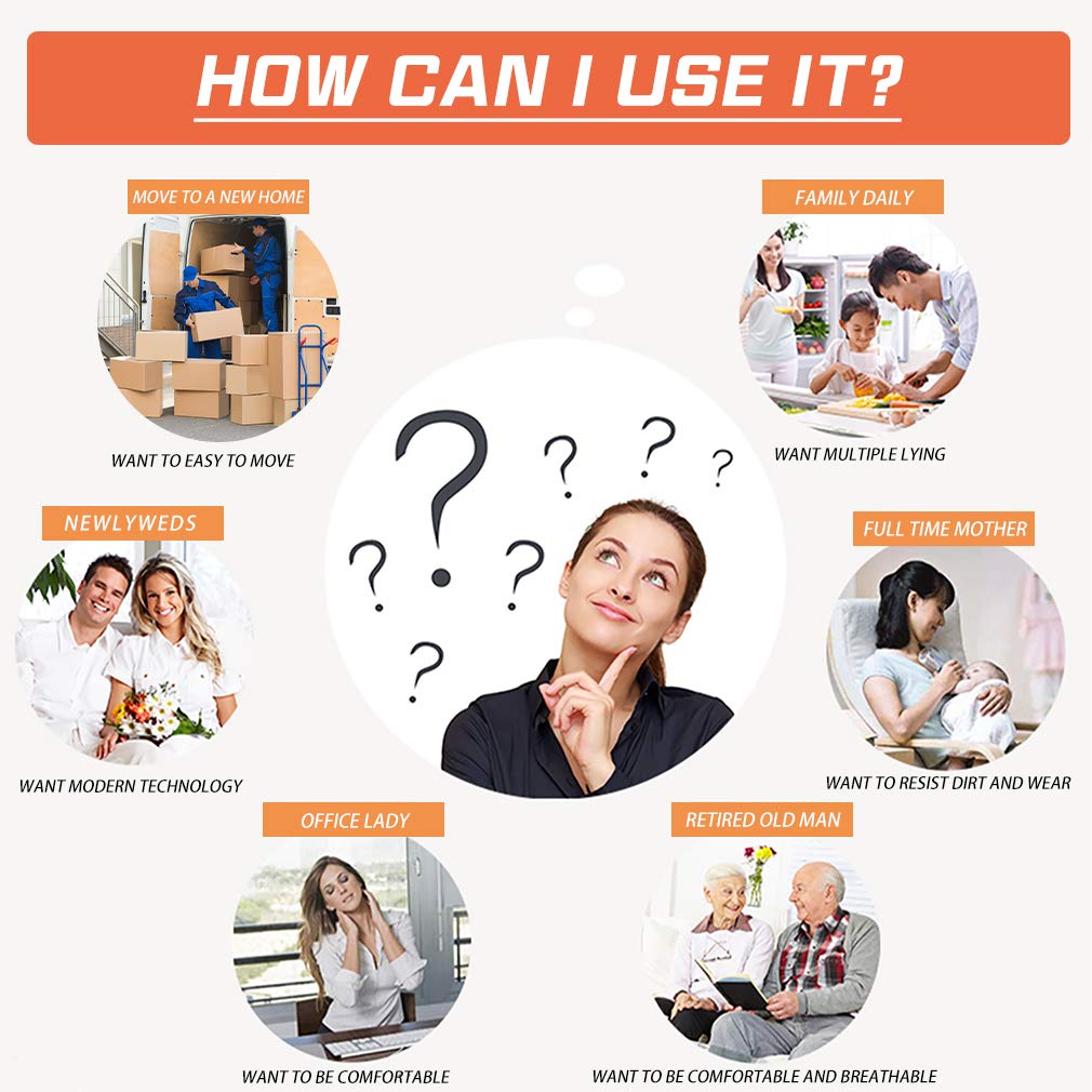 FDW Recliner Chair Home Theater Seating Reclining Sofa Push Back Recliner with Lumbar Support and Fabric Padded Seat Backrest for Living Room (Fabric Beige) FDW