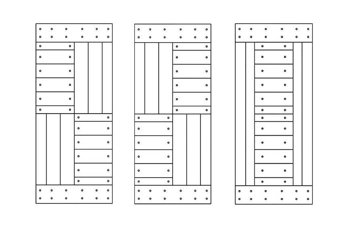 Mr.Wood 36inx84in S Series DIY Knotty Pine Wood Interior Sliding Barn Door Slab (Door ONLY) (Multicolor) Mr.Wood