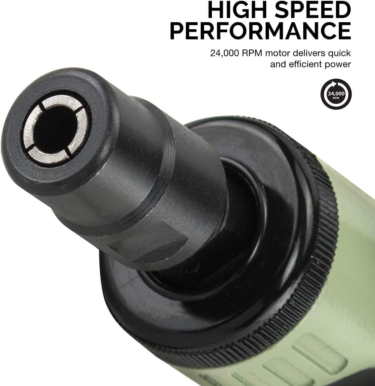 NEIKO 30062A 1/4" Mini Die Grinder | Air Straight Grinder 24,000 RPM Free Speed | Mini and Compact Size NEIKO