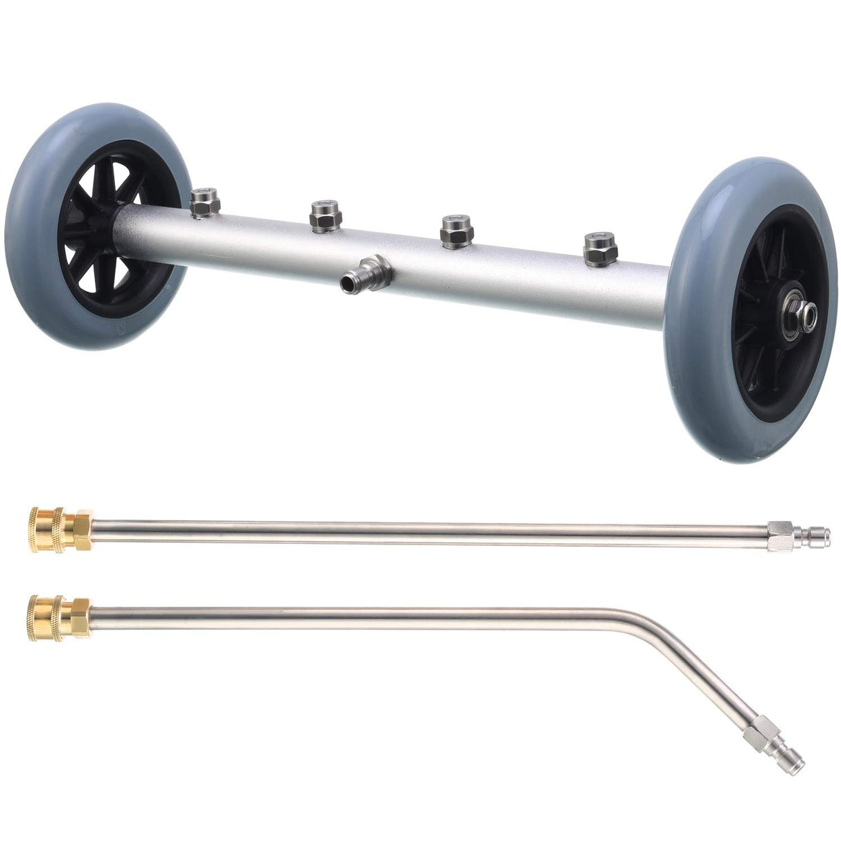 RIDGE WASHER Pressure Washer Undercarriage Cleaner, 16 Inch Undercarriage Washer, Pressure Washer Under Car Cleaner with Straight Extension Wand, 4000 PSI RIDGE WASHER