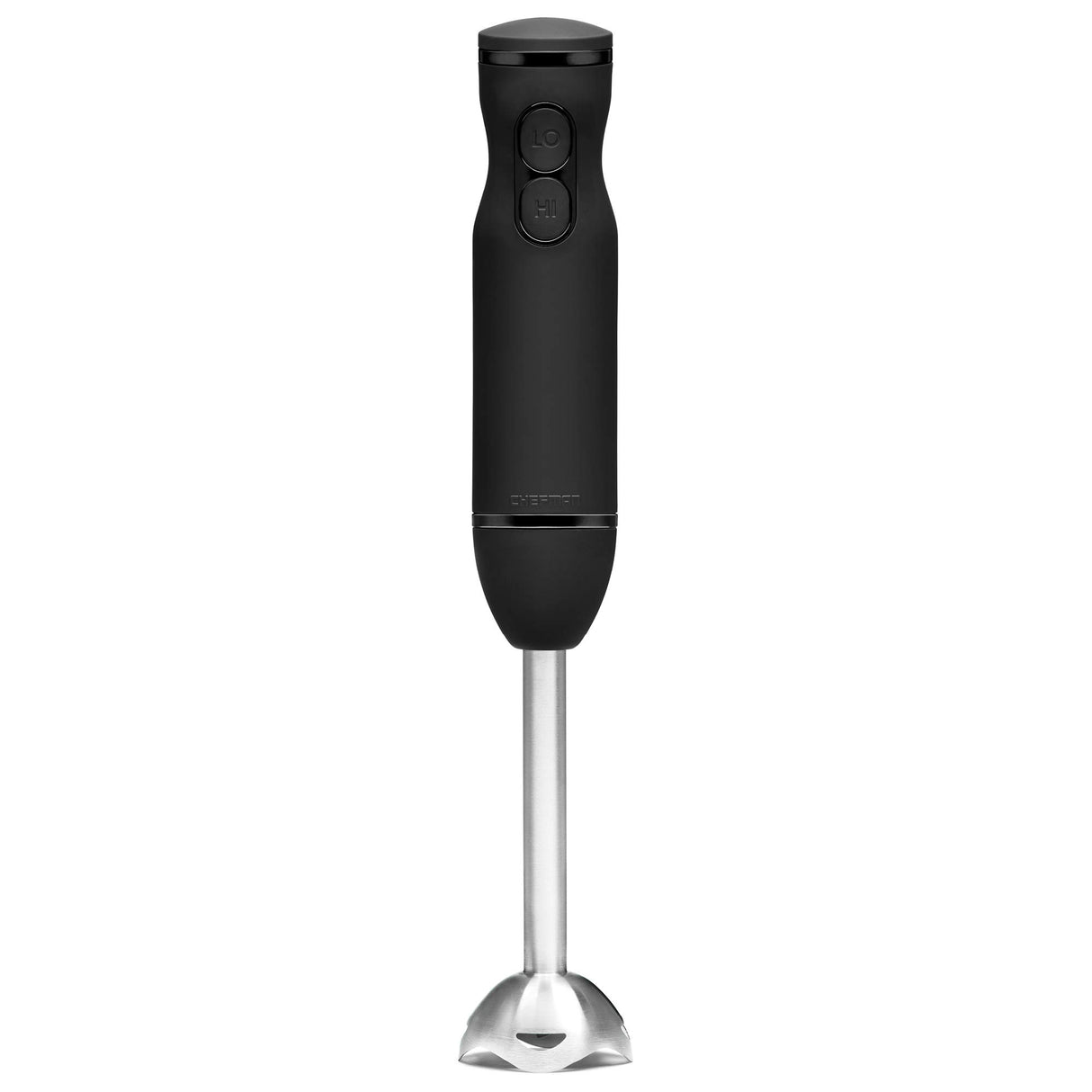 Chefman Immersion Stick Hand Blender Powerful Electric Ice Crushing 2-Speed Control Handheld Food Mixer, Purees, Smoothies, Shakes, Sauces and Soups, Black Chefman