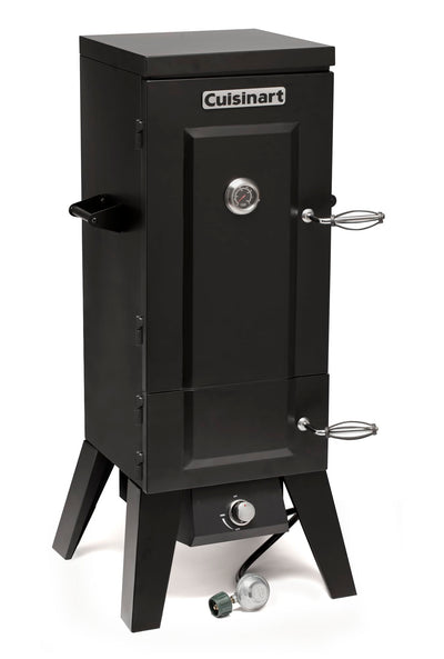 Cuisinart 36” Vertical Propane Smoker, 4 Removable Racks, Spacious BBQ Smoker with Wood and Water Trays, 15,000 BTU Heat for Smoked Meat, Brisket, Jerky, Fish, Perfect for Tailgates, Backyard, Camping