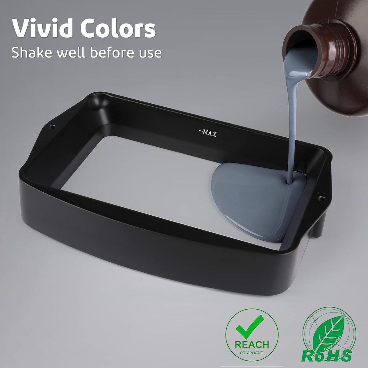 ELEGOO Standard 8K 3D Printer Resin 1000g White Smoke, 405nm Highest Precision Resin Rapid Printing Low Shrinkage, UV-Curing for 8K/12K/14K High Resolution LCD 3D Printer ELEGOO