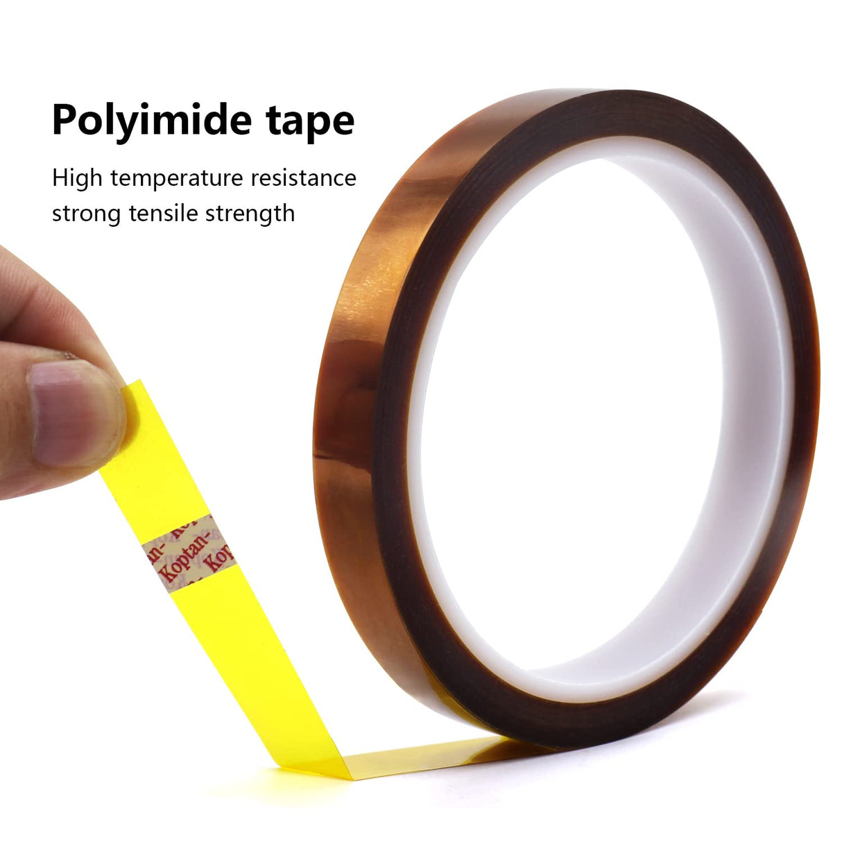 HZCOYIM 4 Rolls 10mm x 33m (108ft) Heat Resistant Transfer Tape for Sublimation, Perfect for Heat Press, 3D Printer, Soldering, and PCB Boards No Residue HZCOYIM
